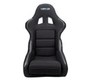 NRG FRP Fiberglass Bucket Seat - Race style bolster/lumbar Black - (Medium) - FRP-311