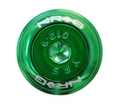NRG Fender Washer Kit, Set of 8, Green with Color Matched Bolts, Rivets for Plastic - FW-800GN