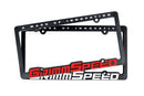 Grimmspeed License Plate Frames - GrimmSpeed Text (Pair) - 111002