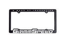 Grimmspeed License Plate Frame - GrimmSpeed Text (Single) - 111006