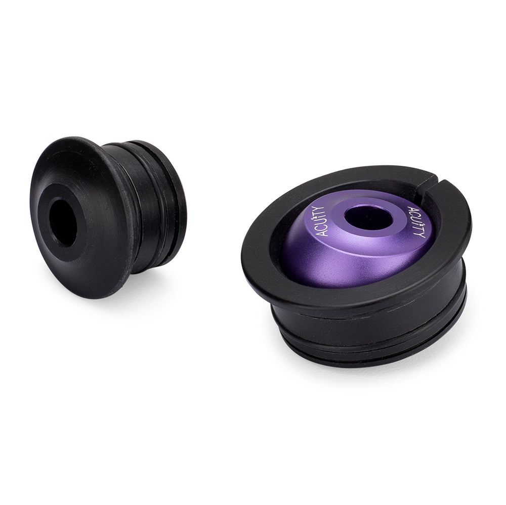 ACUITY Instruments 1954 Solid Aluminum Shifter Base Bushings For Honda Civic, Accord, Fit, Si, Type R