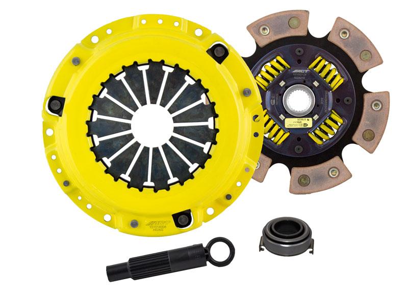 ACT Sport/Race Sprung 6 Pad Kit - 97-99 Acura CL 4cyl, 90-02 Honda Accord 4cyl, 92-01 Prelude - HA3-SPG6