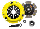 ACT HD/Race Rigid 6 Pad Kit - 1988 Honda Civic CRX D15 D16 - 200mm OEM Size - HC2-HDR6