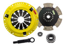 ACT HD/Race Rigid 6 Pad Kit - 90-91 Honda Civic CRX D15 D16, 1989 Civic CRX 212mm Upgrade - HC4-HDR6