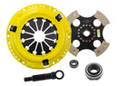 ACT Sport/Race Rigid 4 Pad Kit - 90-91 Honda Civic CRX D15 D16, 1989 Civic CRX 212mm Upgrade - HC4-SPR4