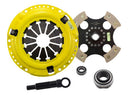 ACT XT/Race Rigid 4 Pad Kit - 90-91 Honda Civic CRX D15 D16, 1989 Civic CRX 212mm Upgrade - HC4-XTR4