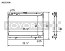 Koyo Radiator - 95-02 Nissan Silvia S14/S15 2.0L Turbo - HH020369N