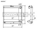 Koyo Radiator - 86-88 Mazda RX-7 FC NA/Turbo (MT) - HH060642