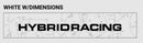Hybrid Racing Dimensions Sunstrip White - HYB-STI-00-06