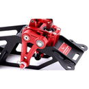 Hybrid Racing Short Shifter Assembly Red (07-13 Fit & 02-15 Jazz) - HYB-SAS-01-51