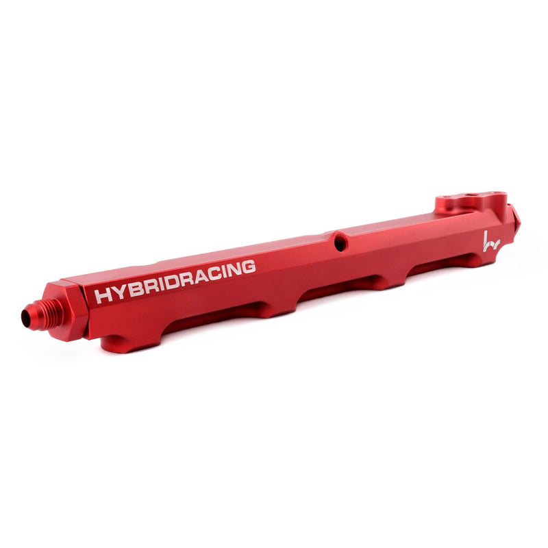 Hybrid Racing High-Flow Fuel Rail (B-Series / Universal) Dust Red - HYB-FRL-01-31