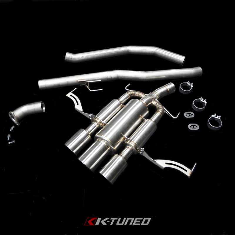 K-Tuned 2016+ Civic Type R FK8 Exhaust (2.5" Connection - For stock size downpipes) - KCB-FK8-250