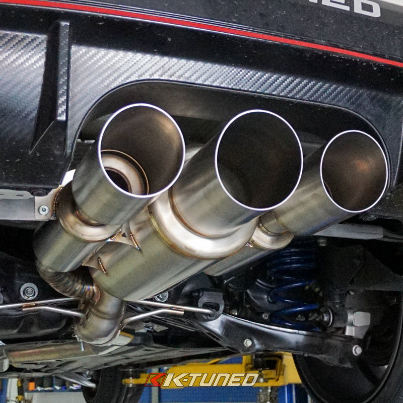 K-Tuned 2016+ Civic Type R FK8 Exhaust (3" Connection - For aftermarket downpipes) - KCB-FK8-300