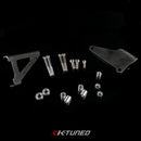 K-Tuned AC & PS Eliminator Pulley Kit - Universal (K20, K24, EP3) - Black - KP-UNV-40B