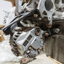 K-Tuned AC & PS Eliminator Pulley Kit - Universal (K20, K24, EP3) - Black - KP-UNV-40B