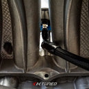 K-Tuned Center Mount Fuel Rail Fitting - Gauge and 6AN Ports (Fittings and Gauge) - KR-FIT-G06