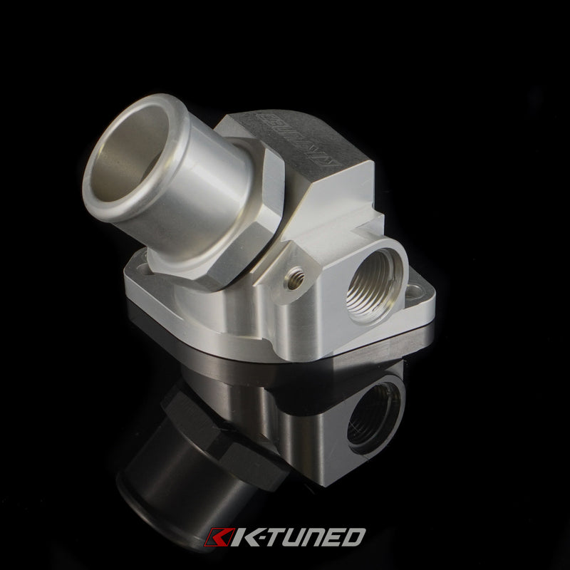 K-Tuned B/D Series Lower Thermostat Housing w/16AN and Hose End Fitting - KTD-BDT-200