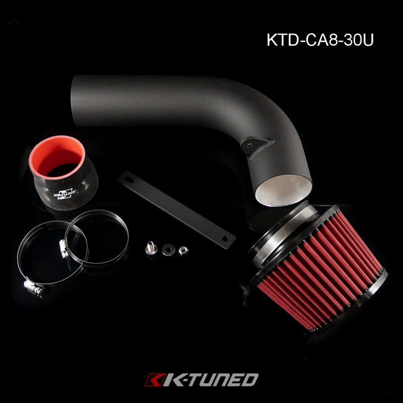 K-Tuned 8th Gen CAI Upgrade - Convert 3.5" Short Ram Intake to Complete Cold Air Intake (Includes Pipe, 3.5" Straight Coupler, 2 Clamps, Bracket, Hardware) - ONLY For 3.5" 8th Gen Short Ram and 9th Gen 3.5" Short Ram w/RBC - KTD-CA8-35U