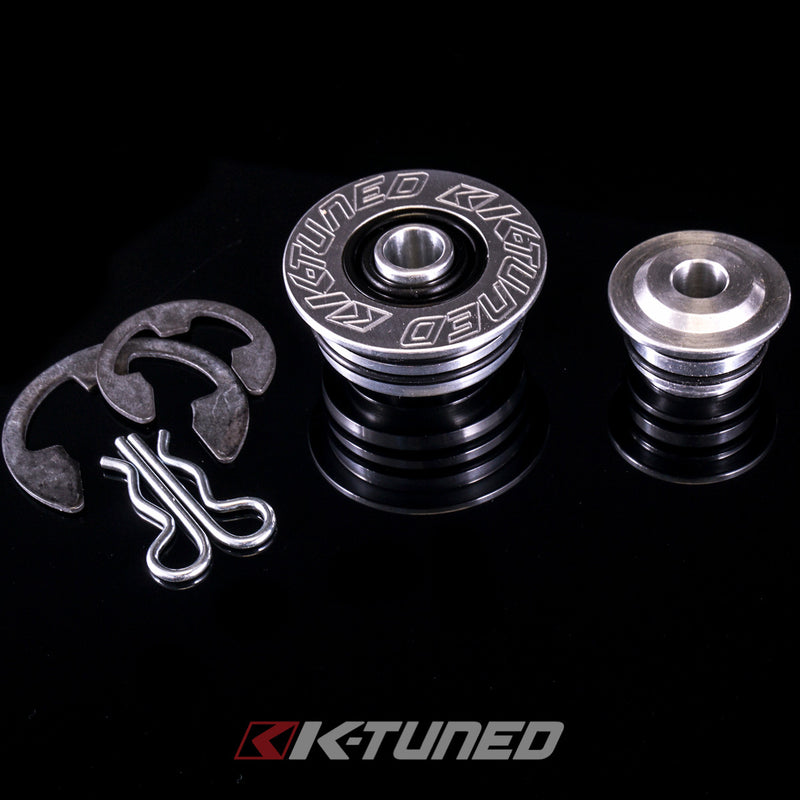 K-Tuned Spherical Cable Bushings, Silver - RSX (Base/Type S), 2002-2015 Civic Si, 2004-2008 TSX, 03-05 Accord - KTD-CAB-SPH