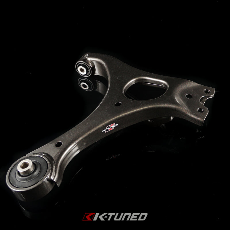 K-Tuned Front Lower Control Arm 2006-11 Civic - Hardened Rubber Bushing - KTD-FLR-611