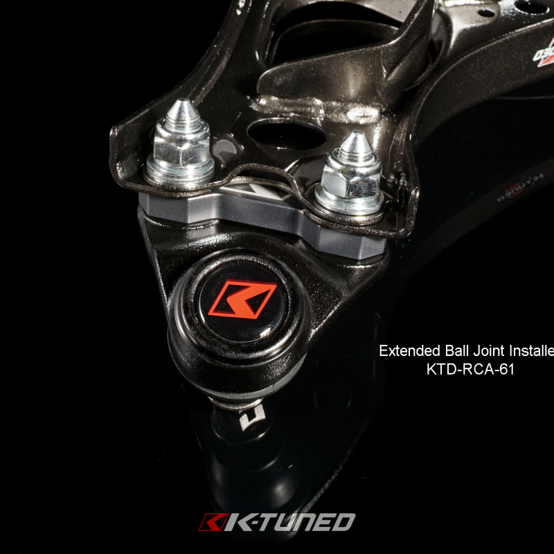 K-Tuned Roll Center Adjusters w/Extended Ball Joints - 8th Civic (06-11) - KTD-RCA-611