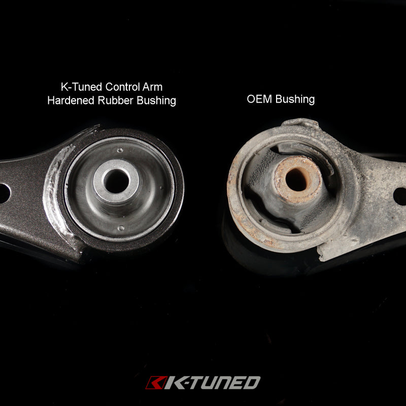 K-Tuned Front Lower Control Arm 02-04 RSX - Hardened Rubber Bushing - KTD-FLR-R02