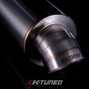 K-Tuned Universal Muffler - Turndown 2.5" Inlet / 3.5" Exit - KTD-MFTD-25