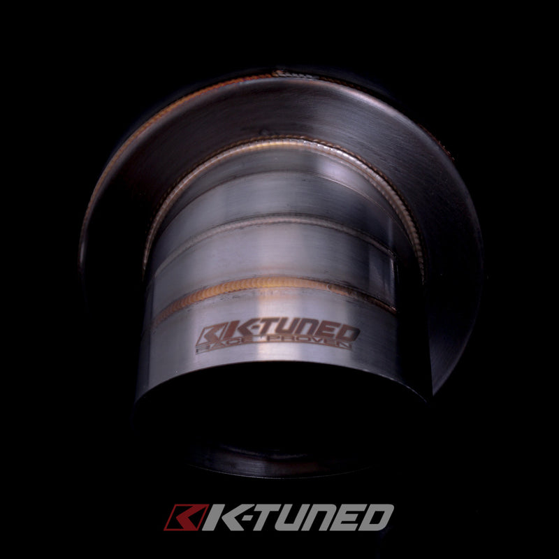 K-Tuned Universal Muffler - Turndown 3" Inlet / 3.5" Exit - KTD-MFTD-30