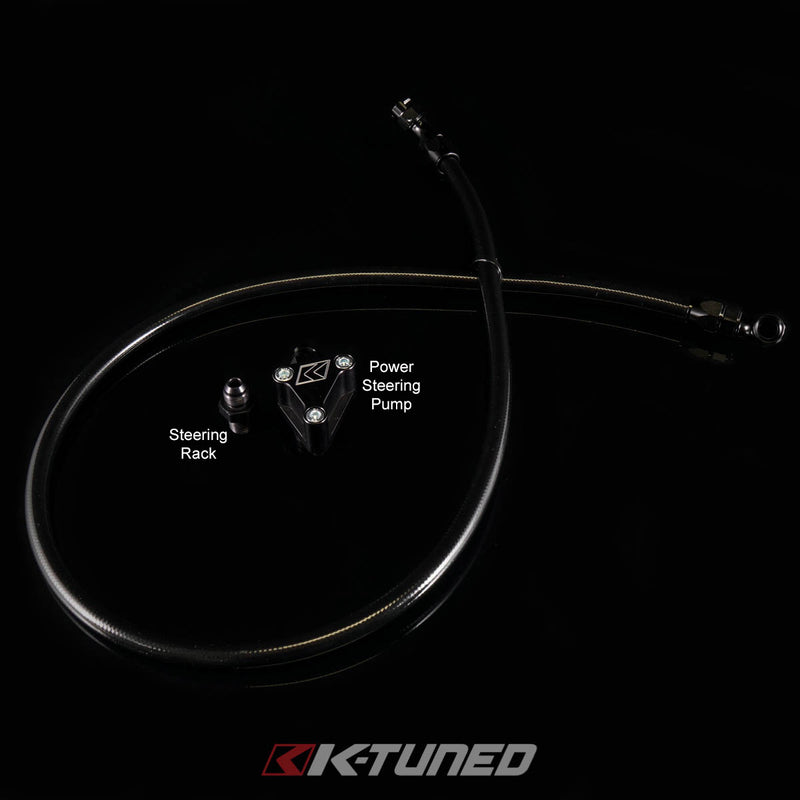 K-Tuned Power Steering Line Kit - 2002-2004 RSX / K-Swap - KTD-PSL-204