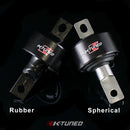 K-Tuned Rear Trailing Arm Bushings (Rubber) - 94-01 Integra, 92-00 Civic, EG/DC2/EK - KTD-RTA-R92