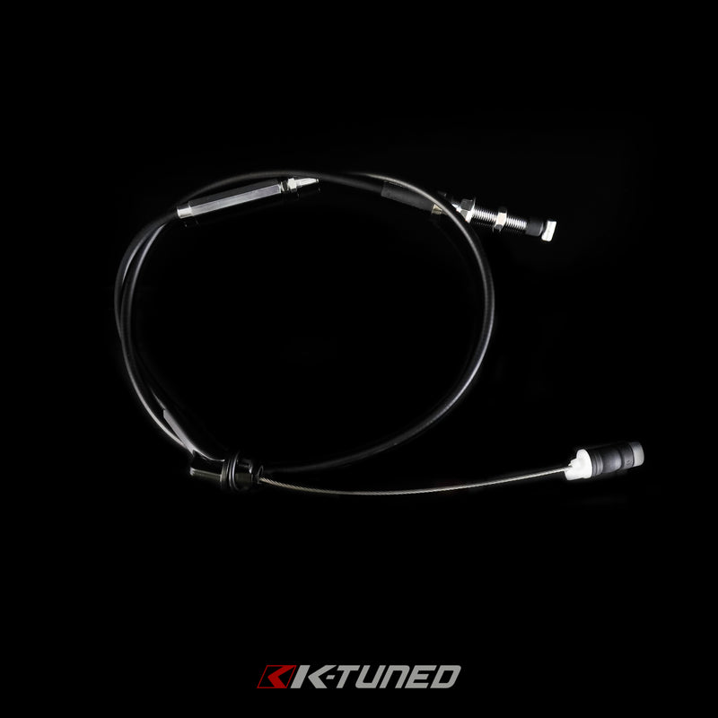 K-Tuned RHD K-Swap Throttle Cable w/Universal Billet Bracket - 1450mm - KTD-TCU-145