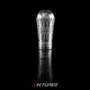 K-Tuned Strain Gauge Shift Knob with programmable interface - Silver - KTD-TDS-LSB