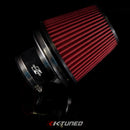 K-Tuned V-Stack Combo (3.5") - V-Stack, Filter, Sillicone Coupler, and Clamps - KTD-VST-C35