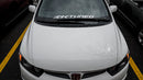 K-Tuned Windshield Banner - 3M Die Cut - 28" Wide - Blue - KTD-WSB-B28