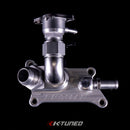 K-Tuned K24 Upper Coolant Housing w/ Filler Neck - Includes Hose End and 16AN - KUW-24T-F02