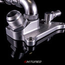 K-Tuned K24 Upper Coolant Housing w/ Filler Neck - Includes Hose End and 16AN - KUW-24T-F02
