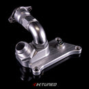 K-Tuned K24 Upper Coolant Housing w/ Filler Neck - Includes Hose End and 16AN - KUW-24T-F02