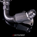 K-Tuned B16/B18C5 (Type R) Upper Coolant Housing w/ Filler Neck and 16AN and Hose End Fitting - KUW-B16-F02