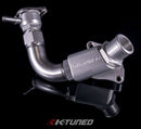 K-Tuned B16/B18C5 (Type R) Upper Coolant Housing w/ Filler Neck and 16AN and Hose End Fitting - KUW-B16-F02