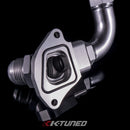 K-Tuned B16/B18C5 (Type R) Upper Coolant Housing w/ Filler Neck and 16AN and Hose End Fitting - KUW-B16-F02