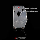 K-Tuned K-Series Water Plate - Complete Kit (D/B Series Alternator) with Meziere Pump including pump bracket and 2x 120 Fittings - KWP-TB-406