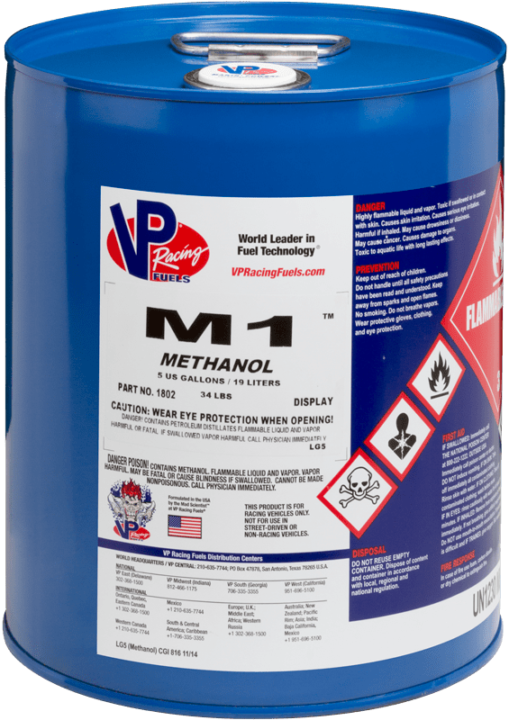VP Racing Fuel M1 Methanol - 5 Gallon (Local Pickup Only)