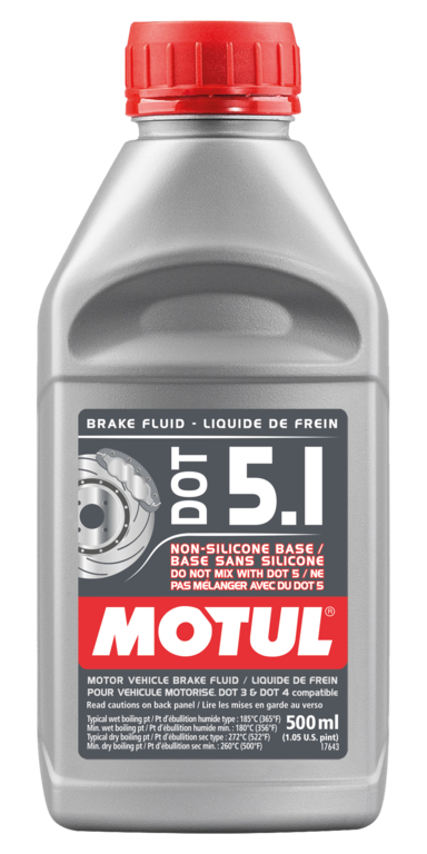 Motul DOT 5.1 Synthetic Brake Fluid 500ml (16.9 fl.oz.) - 100951