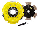 ACT XT/Race Rigid 6 Pad Kit - 90-98 Nissan Skyline R32 R33 RB20 RB25 RWD Push Type - NS3-XTR6