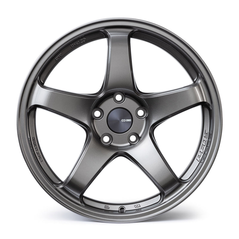 Enkei PF05 17x7 5x114.3 45mm Offset 75mm Bore Dark Silver Wheel - 527-775-4448DS
