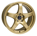 Enkei PF05 18x9 5x114.3 38mm Offset 75mm Bore Gold Wheel - 527-890-6538GG