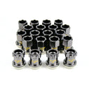 Project Kics Racing Composite R26 Open Lug Nut w/ Locks 16+4 - Black