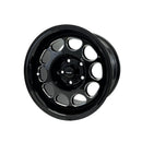 VMS Wheels Phone Dial 15x10 4x108 +20 Offset Black Milling Finish - VWPD005