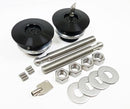 Quik-Latch QL-50 Series Locking Hood Pin Kits - Black - QL-50L-LP/BP