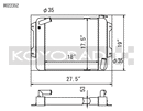 Koyo Radiator - 70-78 Datsun 240/260/280Z (MT) - R022352